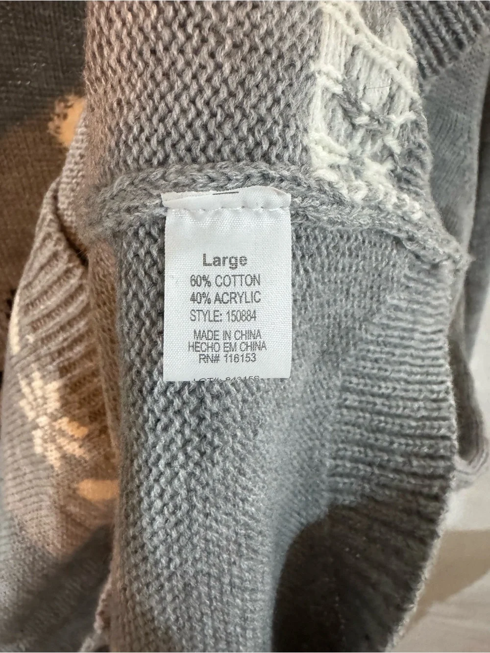 Cozy Gray Snowman Pullover Sweater with Pink Scarf